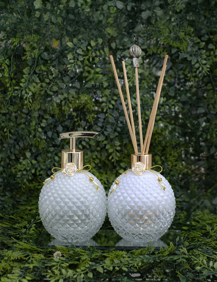 Kit Frascos Jaca 250ml Branco Degrade