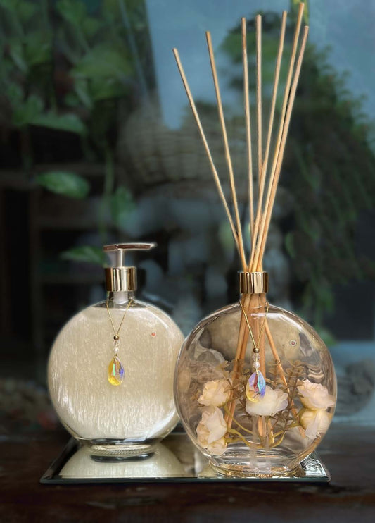 Kit Difusor & Sabonete Líquido Luna - Coleção Floral