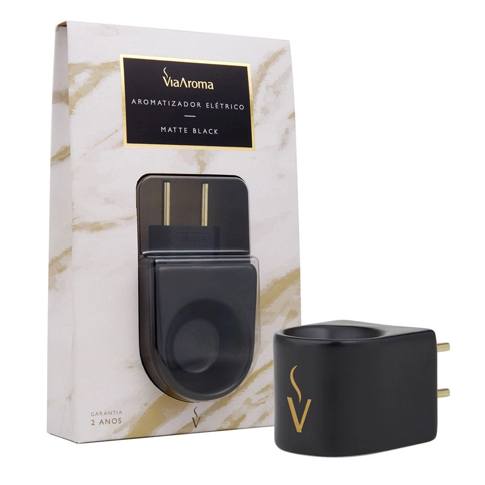 Aromatizador de Tomada Matte Black