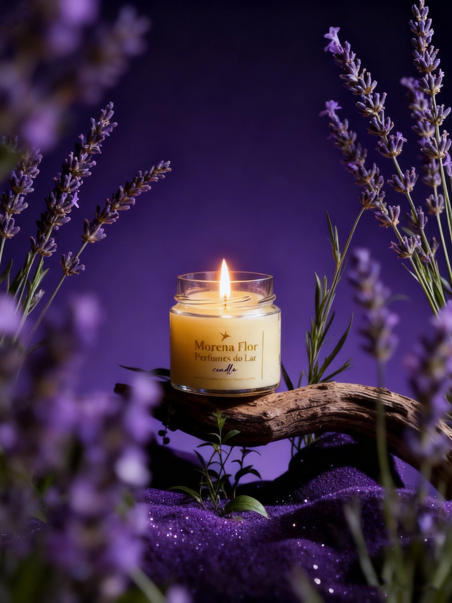 Vela Aromática Vegetal 140g (Tampa Metal)