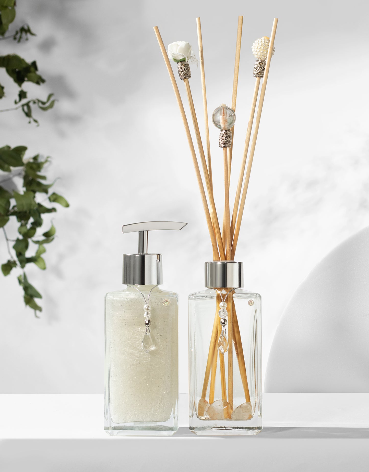 Kit Difusor + Sabonete Square 250ml ( Pedras Cristal )