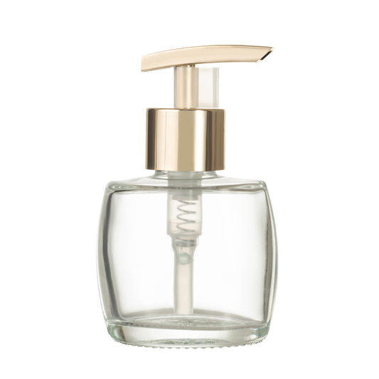 Frasco de vidro jade 100ml c/ válvula sabonete