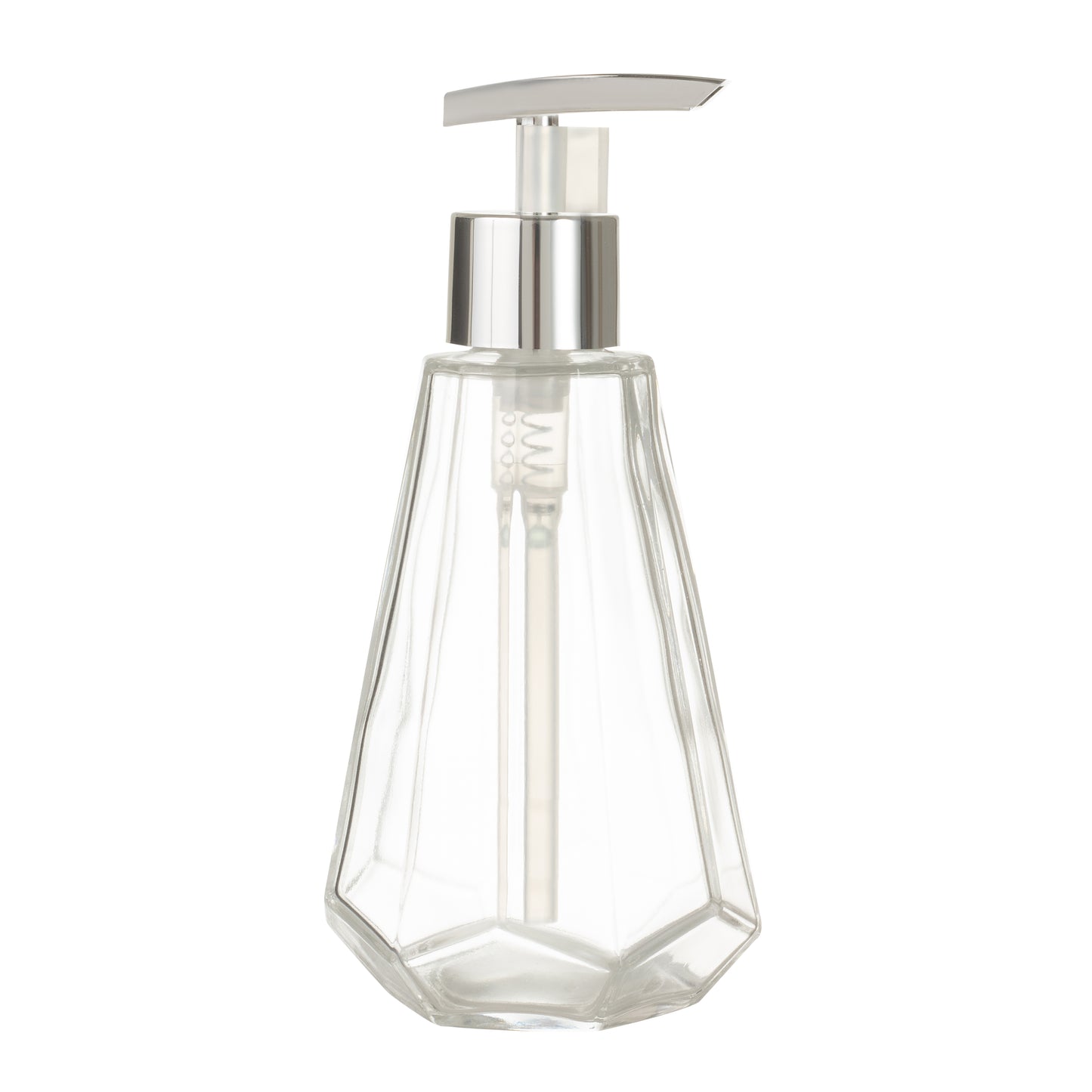 Frasco de vidro topázio 300ml c/ válvula sabonete