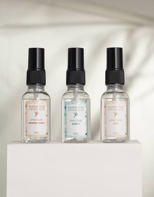 Trio de Sprays para Carro