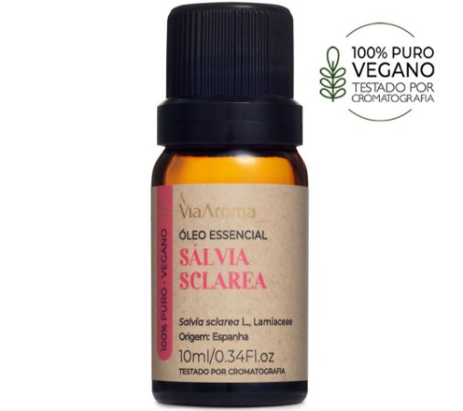 Óleo Essencial Via Aroma 10ml Sálvia