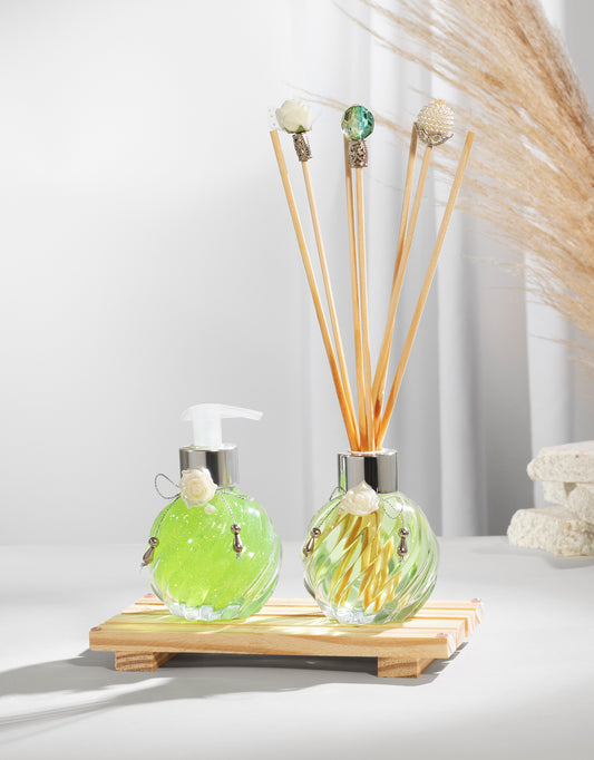 Kit Difusor + Sabonete Espiral 100ml ( Verde )