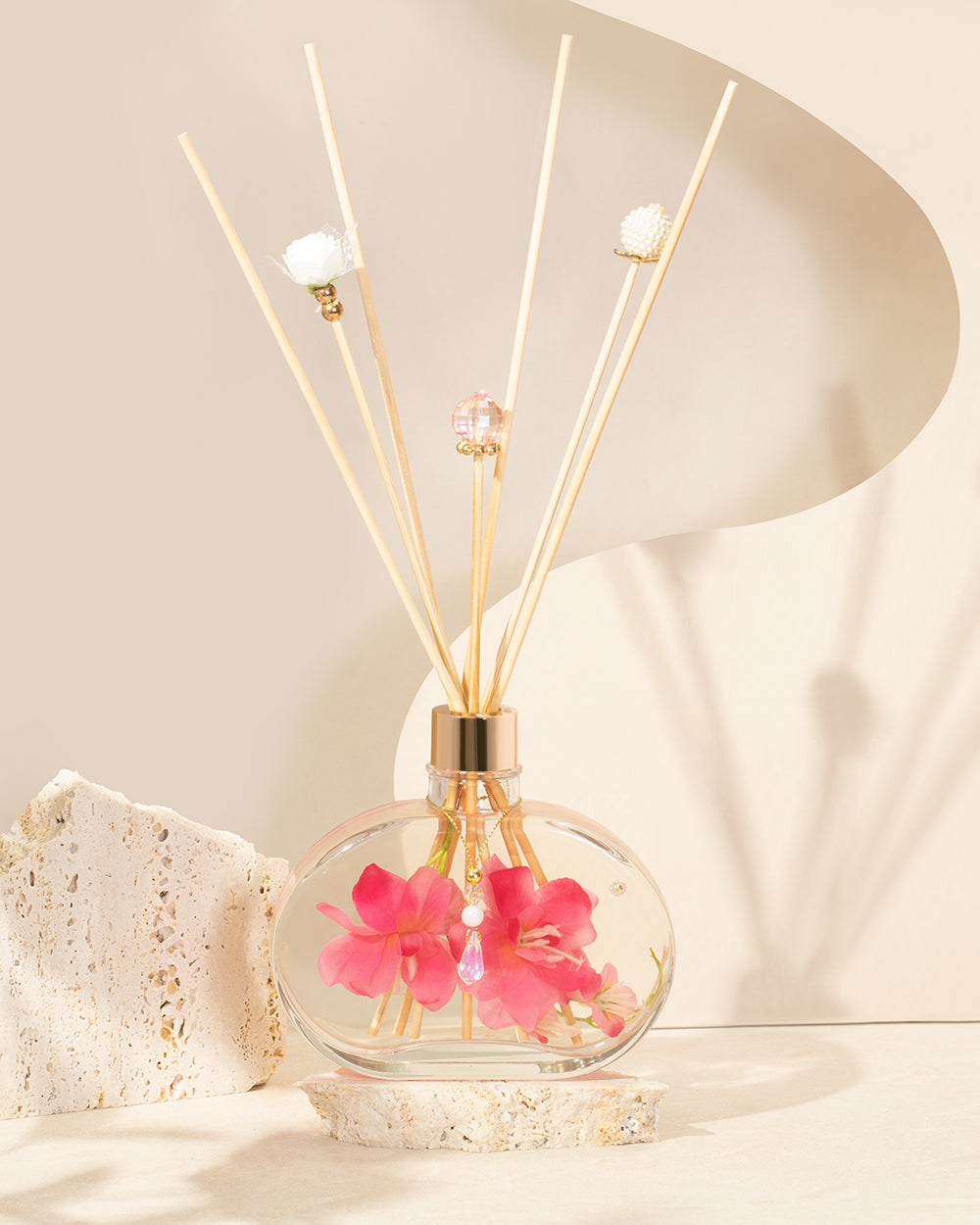 Difusor de Varetas Intense 300ml (Flor Rosa Escuro)