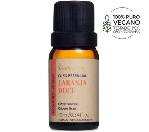Óleo Essencial Via Aroma 10ml Laranja Doce