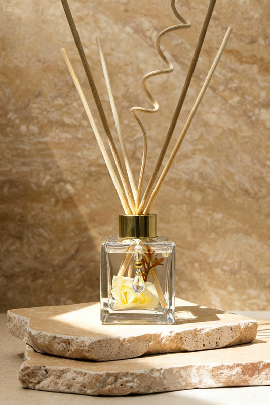 Difusor de Varetas Cubo - 100ml Coleção Floral