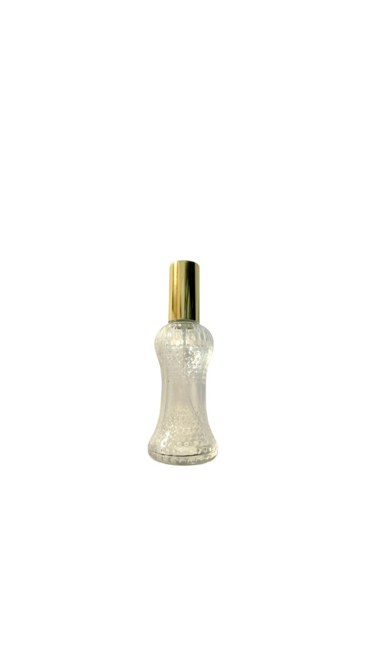 Frasco vidro cinturinha 50ml com spray R18