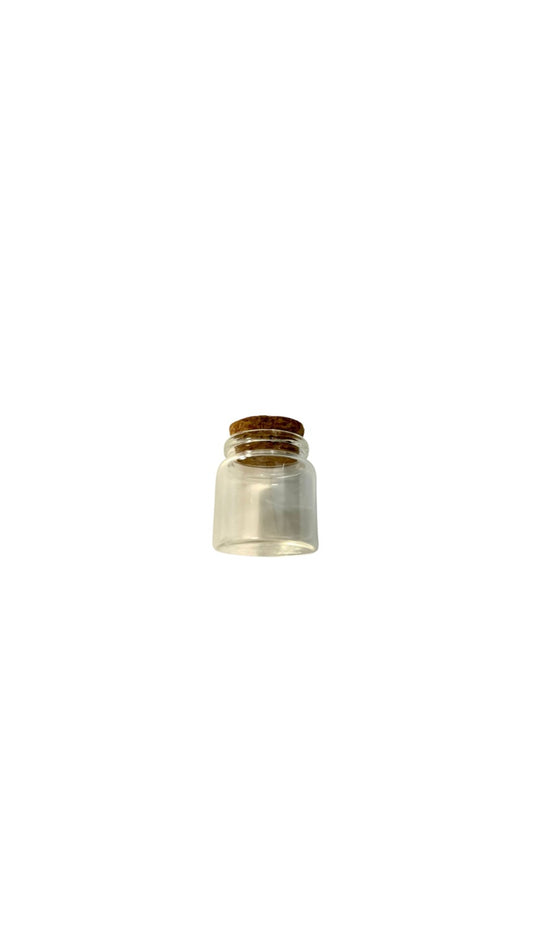 Frasco vidro vela 50ml com rolha