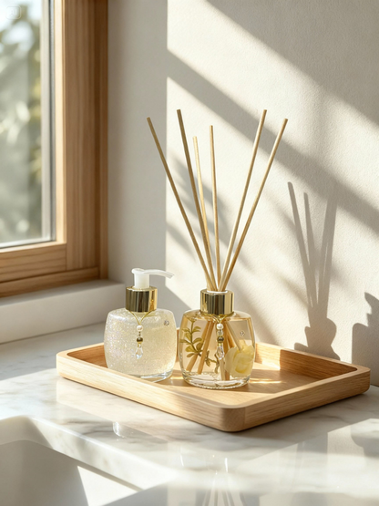 Kit Difusor & Sabonete Líquido JADE - Coleção Floral