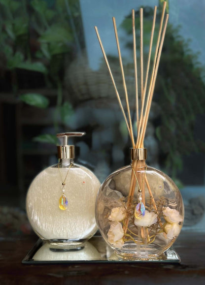 Kit Difusor & Sabonete Líquido Luna - Coleção Floral