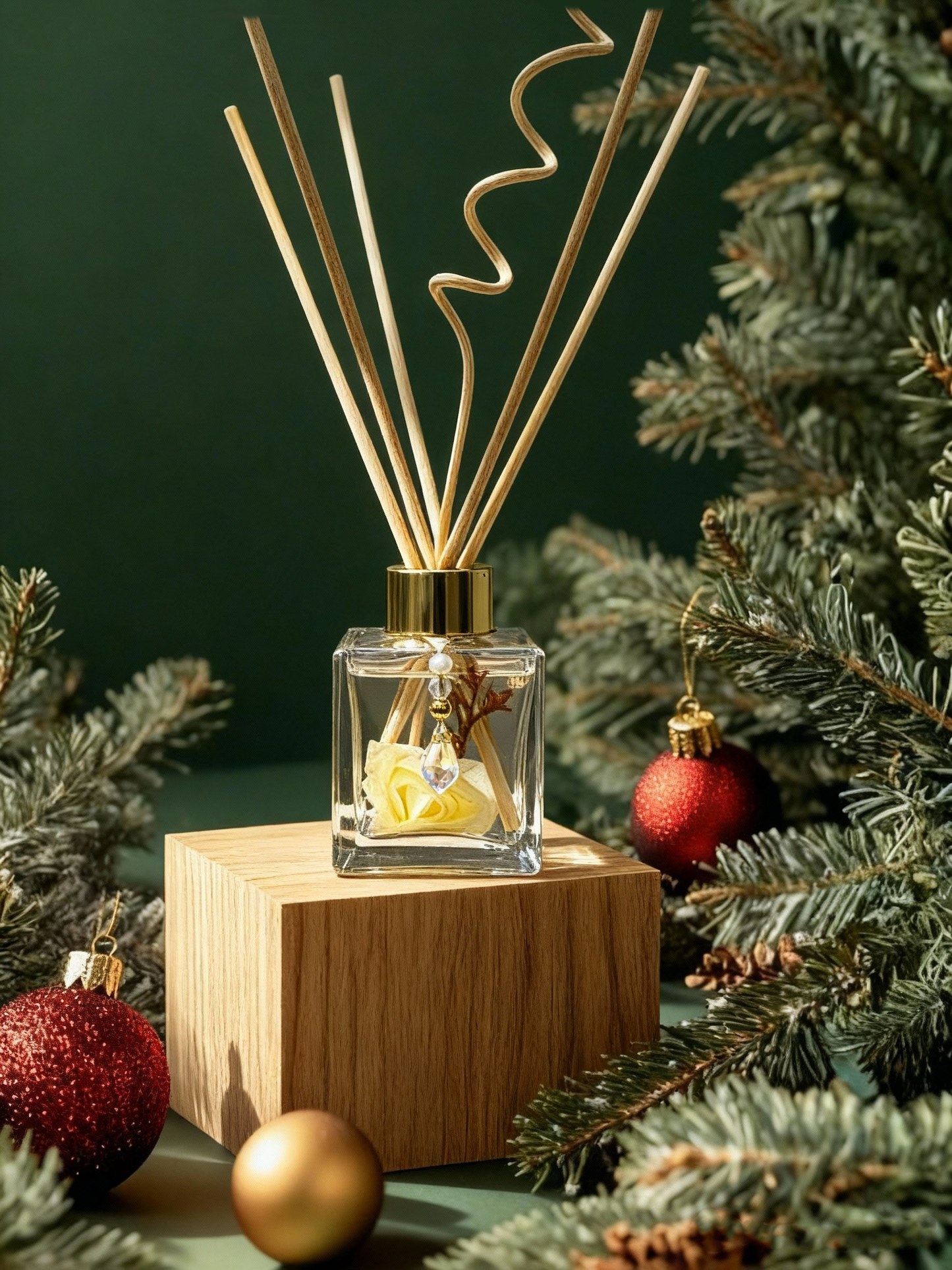 Difusor de Varetas Cubo - 100ml Coleção Floral