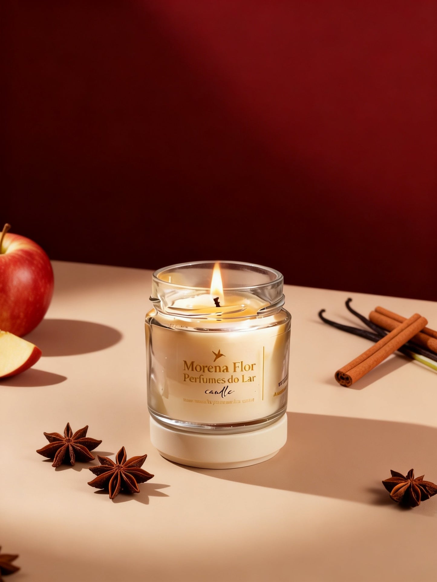 Vela Aromática Vegetal 140g (Tampa Metal)